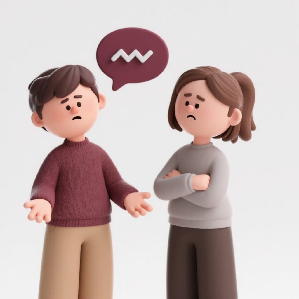 Slechte communicatie - Je voelt je niet gehoord en je partner begrijpt je behoeften niet.