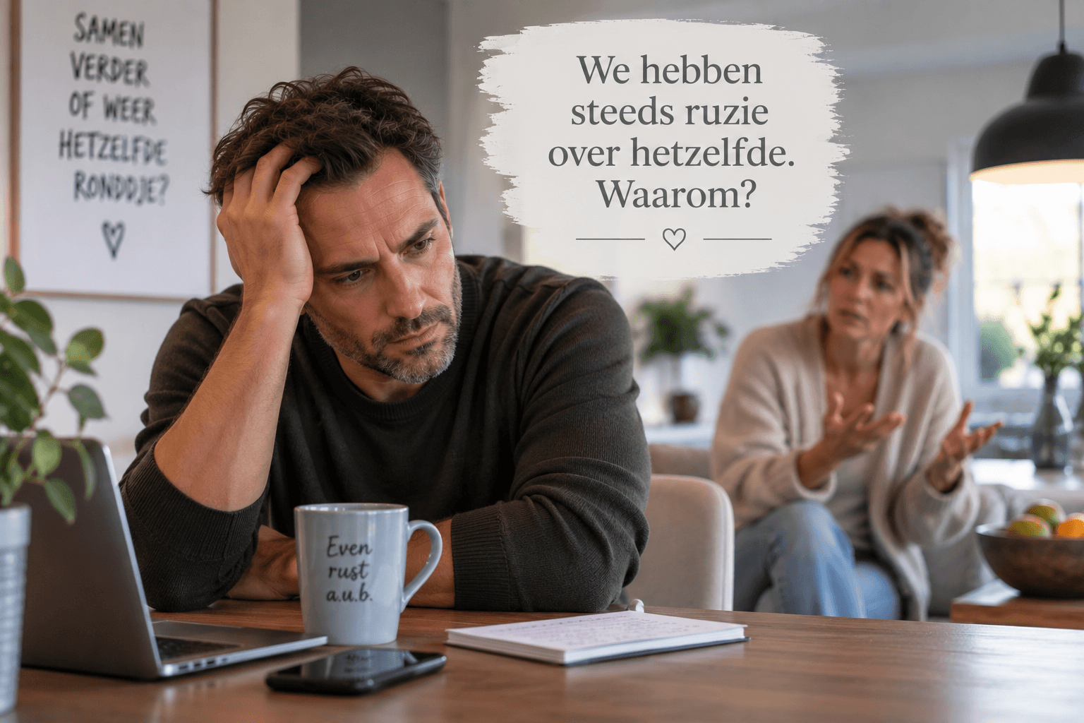 Waarom hebben we steeds ruzie over hetzelfde?